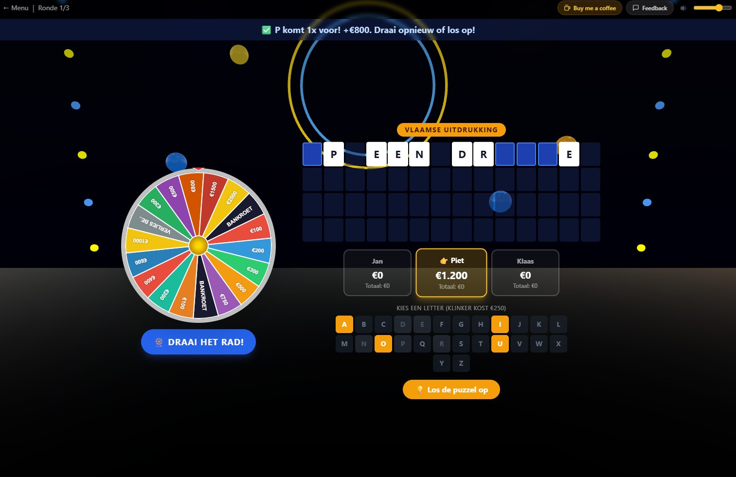 Rad van Fortuin - Screenshot 2